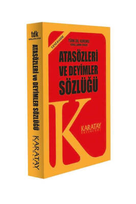 Karatay Atasözleri Ve Değimleri Plastik Kapak - 2