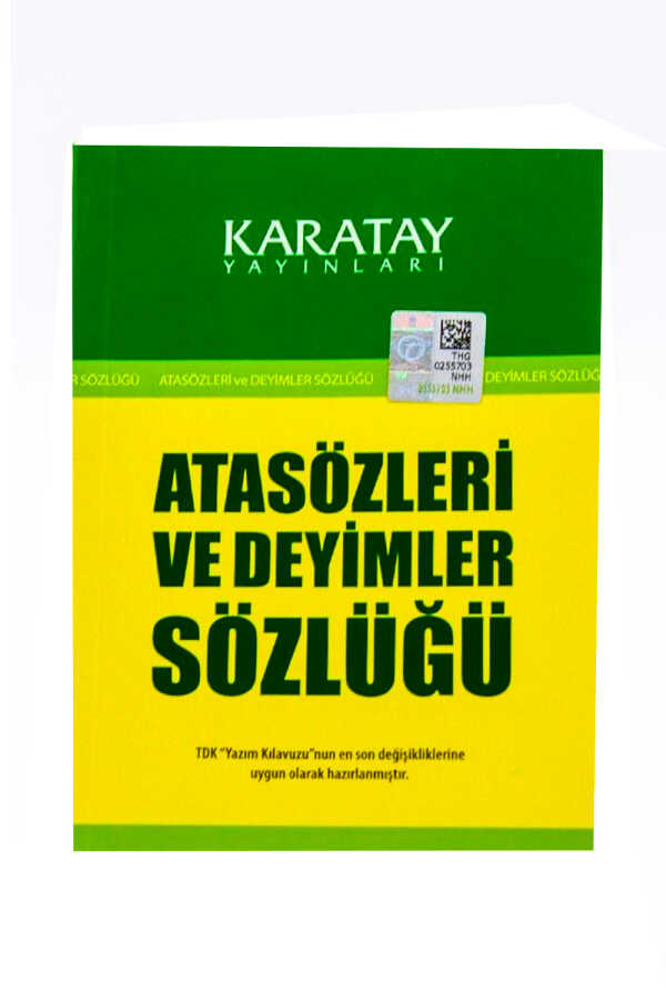 Karatay Atasözleri Ve Deyimleri Karton Kapak