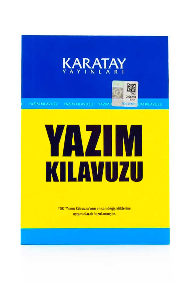 Karatay Yazım Klavuzu Karton Kapak