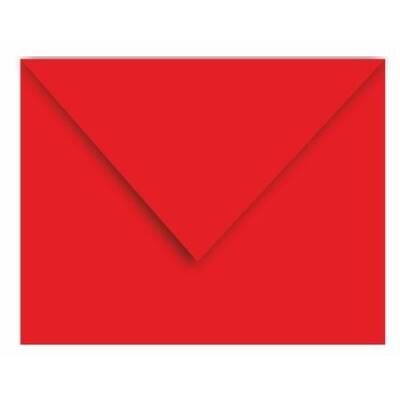 Kare Kırmızı Renkli Zarf 13 x 18 cm 120 gr - 1