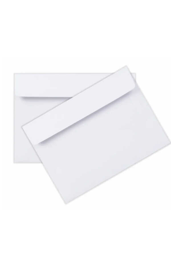 Kare Silikonlu Mektup Zarfı 11.4 X 16.2 Cm 70 Gr 100