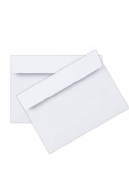 Kare Silikonlu Mektup Zarfı 11.4 x 16.2 cm 70 gr 100'lü - 1