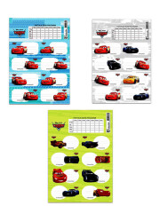 Keskin Cars Ders Programlı Okul Etiketi 3'lü - Keskin Color