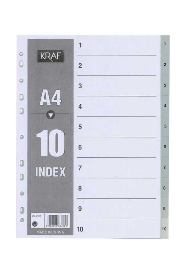 Kraf 1-10 Rakamlı Seperatör Dosya Ayracı 45200