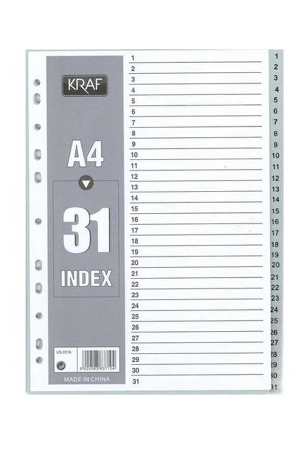 Kraf 1-31 Rakamlı Seperatör Dosya Ayracı 11324