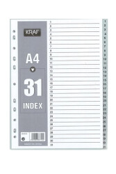 Kraf 1-31 Rakamlı Seperatör Dosya Ayracı 11324 - Kraf