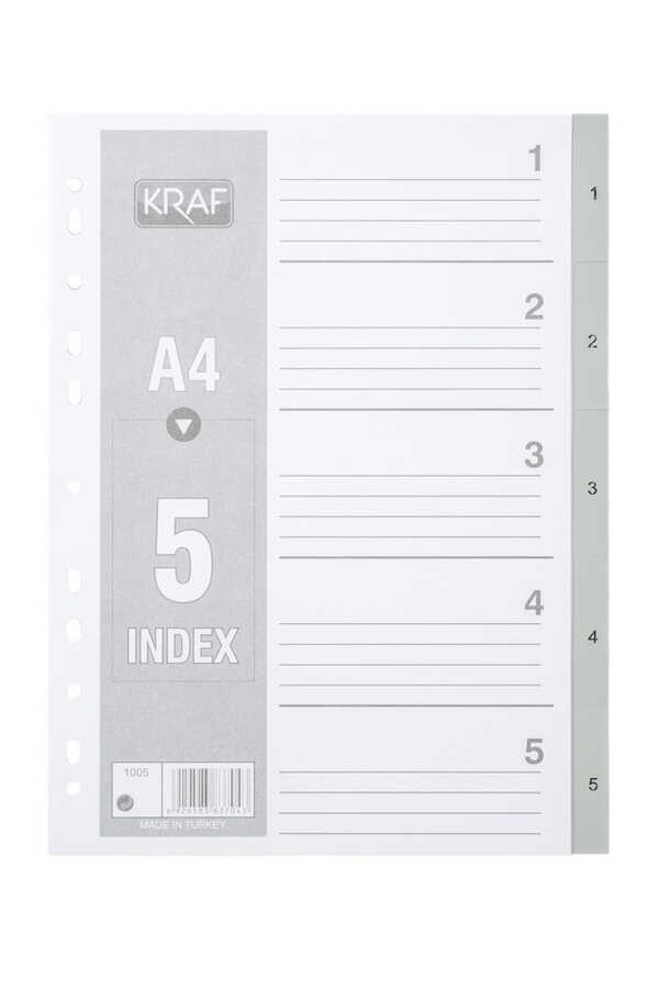 Kraf 1-5 Rakamlı Seperatör Dosya Ayracı 45047