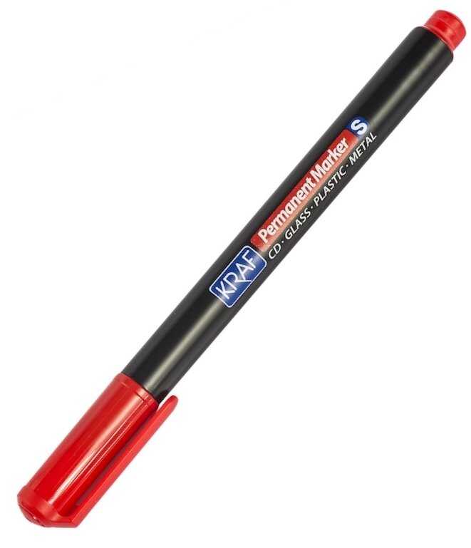 Kraf 290(s) Kırmızı Asetat Kalem 