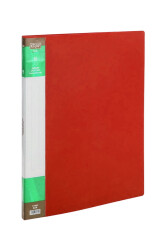 Kraf Kırmızı Sunum Dosyası 40 Yaprak - Kraf