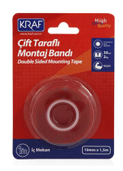 Kraf Montaj Bandı Çift Taraflı 19 mm x 1.5 M 2520G - Mopak