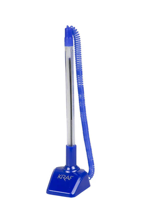 Kraf 304g Spiralli Mavi Tükenmez Kalem 0.7 Mm 