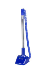 Kraf 304G Spiralli Mavi Tükenmez Kalem 0.7 mm - 1