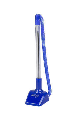 Kraf 304G Spiralli Mavi Tükenmez Kalem 0.7 mm - 1