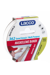 Lacco Hotmelt Çift Taraflı Bant 18 mm x 25 M - Lacco