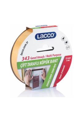 Lacco Hotmelt Çift Taraflı Bant 36 mm x 25 M - 1