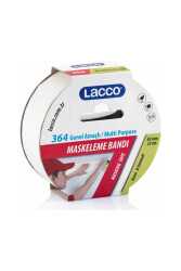 Lacco Krepe Maskeleme Bandı 36 mm x 25 M - Lacco