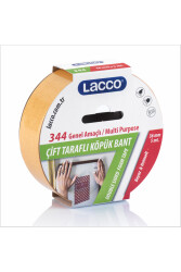 Lacco Köpük Çift Taraflı Bant 36 mm x 5 M Kod:344 - Lacco