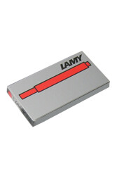 Lamy Kırmızı Dolma Kalem Kartuşu 5'li Kutuda T-10 - 1