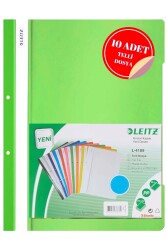Leitz Açık Yeşil Telli Dosya 10 Lu Paket - Leitz