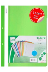 Leitz Açık Yeşil Telli Dosya 5 Li Paket - Leitz