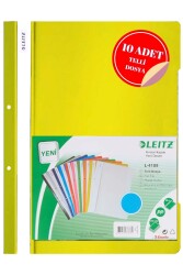 Leitz Sarı Telli Dosya 10 Lu Paket - Leitz