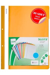 Leitz Turuncu Telli Dosya 10 Lu Paket - Leitz