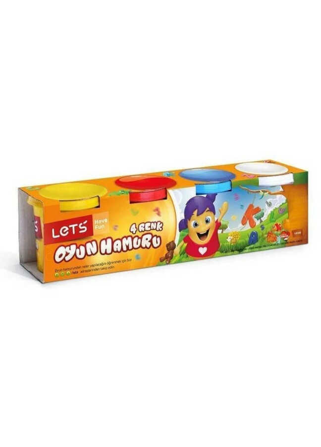 Lets 4 Lü Oyun Hamuru 8340 600 Gr 8340