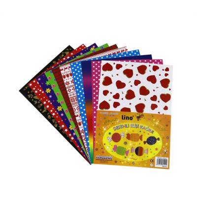 Lino 2702J-2 Desenli Elişi Kağıdı 10'lu - 1