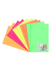Lino Fosforlu El İşi Kağıdı 5 Renk 10'lu 20 x 30 cm - Lino