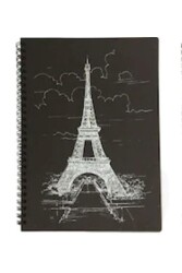 Liz Sp14 Siyah Defter Spiralli 14 x 20 cm - Liz