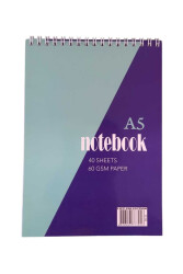 Lizy Masa Blok Spiralli 40 Yaprak Kareli - Liz