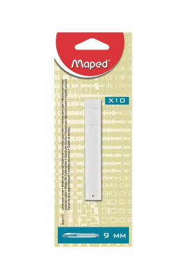 Maped Dar Maket Bıçağı Yedeği 10'lu Tüp 640717 - 1