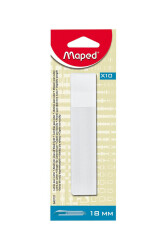 Maped Geniş Maket Bıçağı Yedeği 10'lu Tüp 640721 - 1