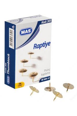 Mas Raptiye Sarı Metalden (No:305) - 1