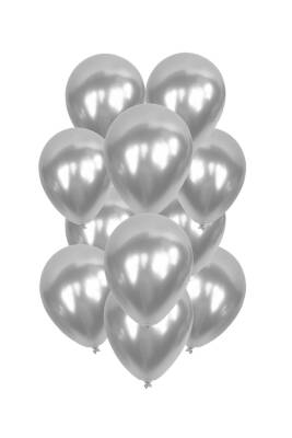 Metalik Balon Gümüş 100'lü - 1