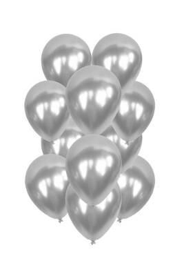 Metalik Balon Gümüş 100'lü - 1