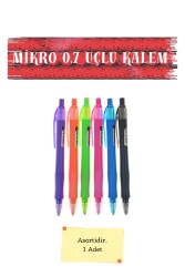 Mikro 0.7 Versatil Kalem + Tombow 6'lı 0.7 Kalem Ucu Seti (A5 Defter Hediye) - 9