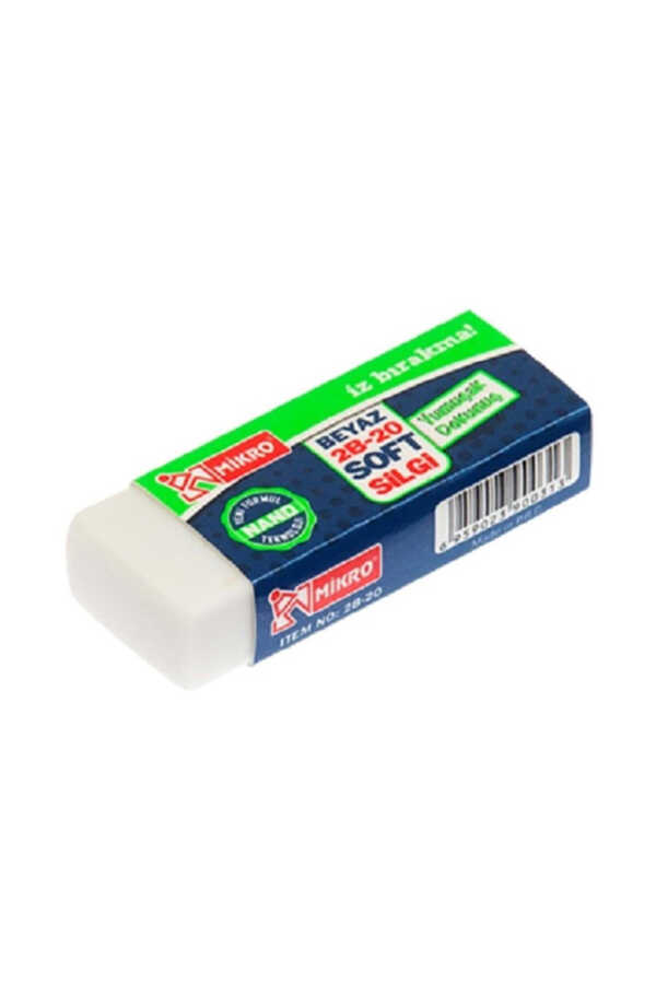 Mikro Nano Beyaz Silgi 2b-20