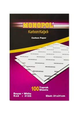 Monopol Beyaz Karbon Kağıdı - 1