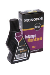 Monopol Istampa Mürekkebi Siyah 30 cc - Monopol