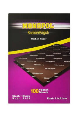 Monopol Siyah Karbon Kağıdı - 1