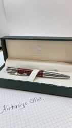 Monteverde Mv59535 Bordo Çizgili Tükenmez Kalem - 1