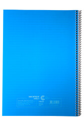 Mopak A4 120 Yaprak Çizgili Spiralli Plastik Kapak Defter - 17