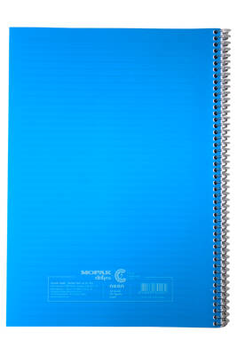 Mopak A4 120 Yaprak Çizgili Spiralli Plastik Kapak Defter - 17