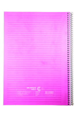 Mopak A4 120 Yaprak Çizgili Spiralli Plastik Kapak Defter - 11