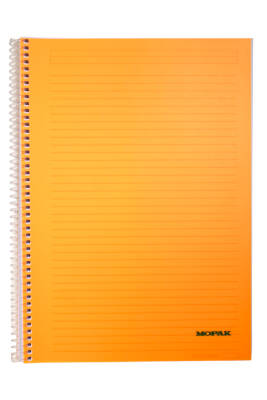 Mopak A4 120 Yaprak Çizgili Spiralli Plastik Kapak Defter - 4