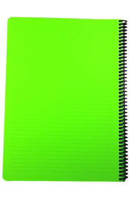 Mynote Flex A4 100 Yaprak Çizgili Spiralli Plastik Neon Kapak Defter - 2