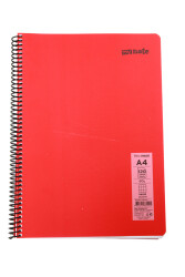 Mynote Flex A4 120 Yaprak Kareli Spiralli Plastik Neon Kapak Defter - 1