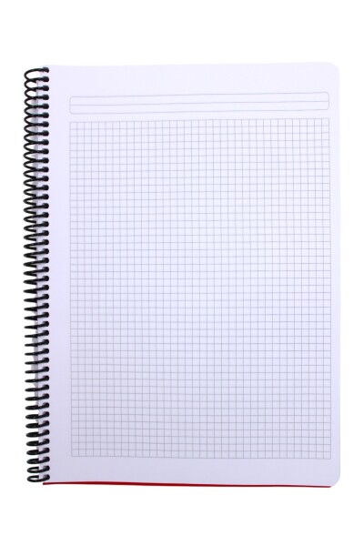 Mynote Flex A4 120 Yaprak Kareli Spiralli Plastik Neon Kapak Defter - 41