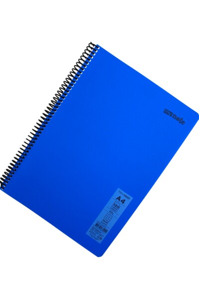 Mynote Flex A4 120 Yaprak Kareli Spiralli Plastik Neon Kapak Defter - 32